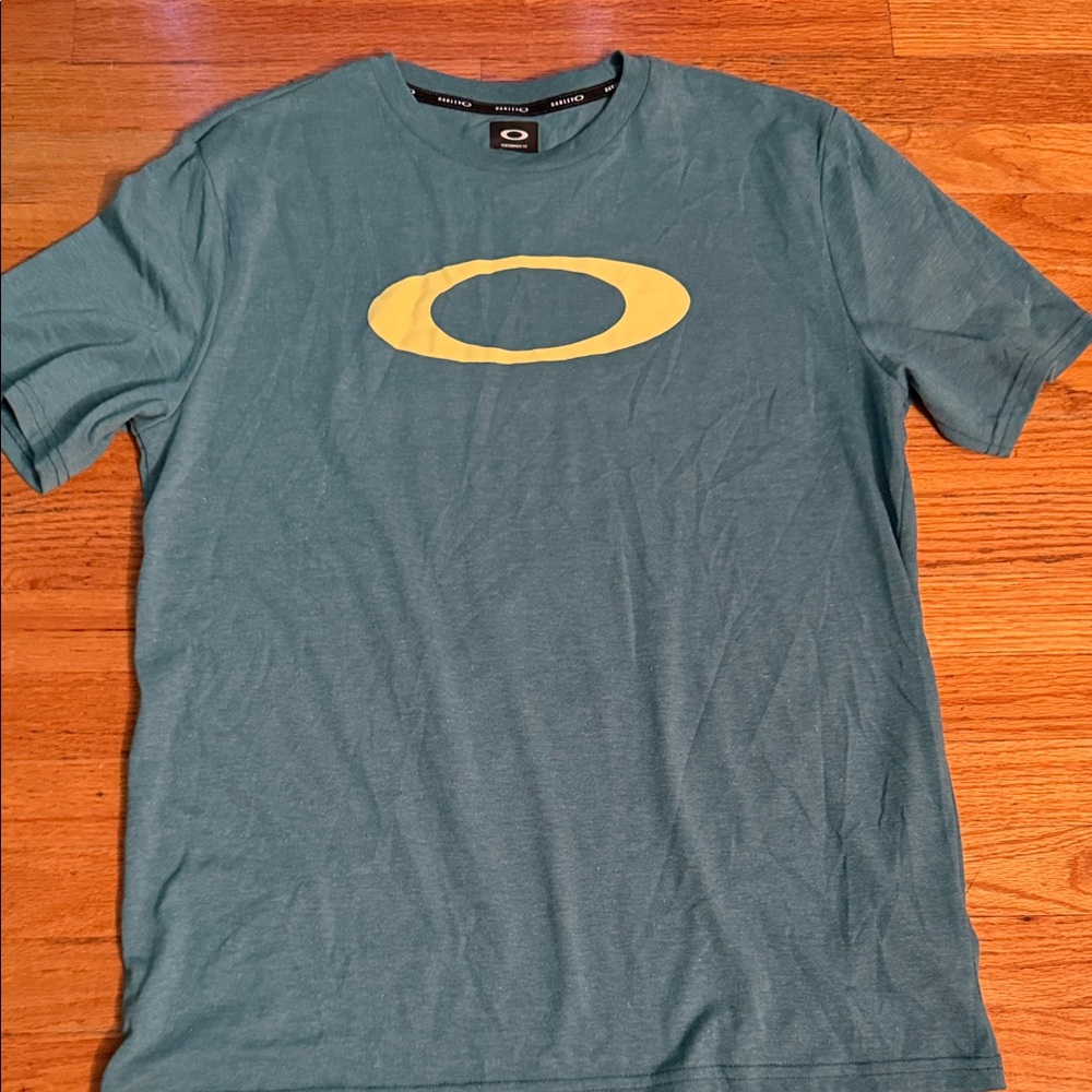 Oakley Men's Teal Logo Tee